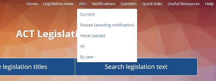 Additional bills navigation